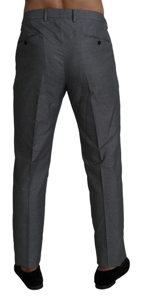 Dolce & Gabbana Gray Formal Dress Trouser Slim Fit Pants - Luxe & Glitz