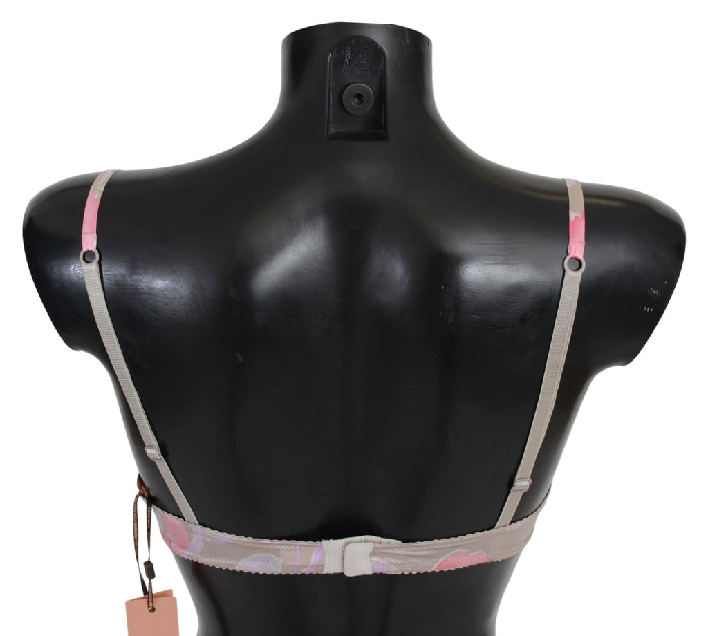Ermanno Scervino Pink Lace Silk Stretch Push Up Underwear - Luxe & Glitz