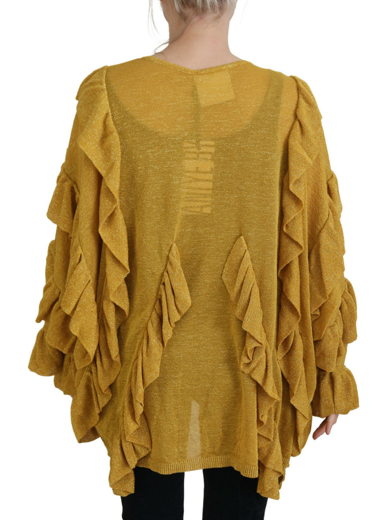 Aniye By Gold Long Sleeves Ruffled Women Cardigan Sweater Aniye By