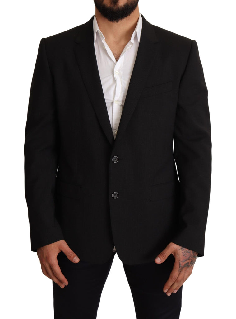 Dolce & Gabbana Black Striped MARTINI Jacket Blazer - Luxe & Glitz