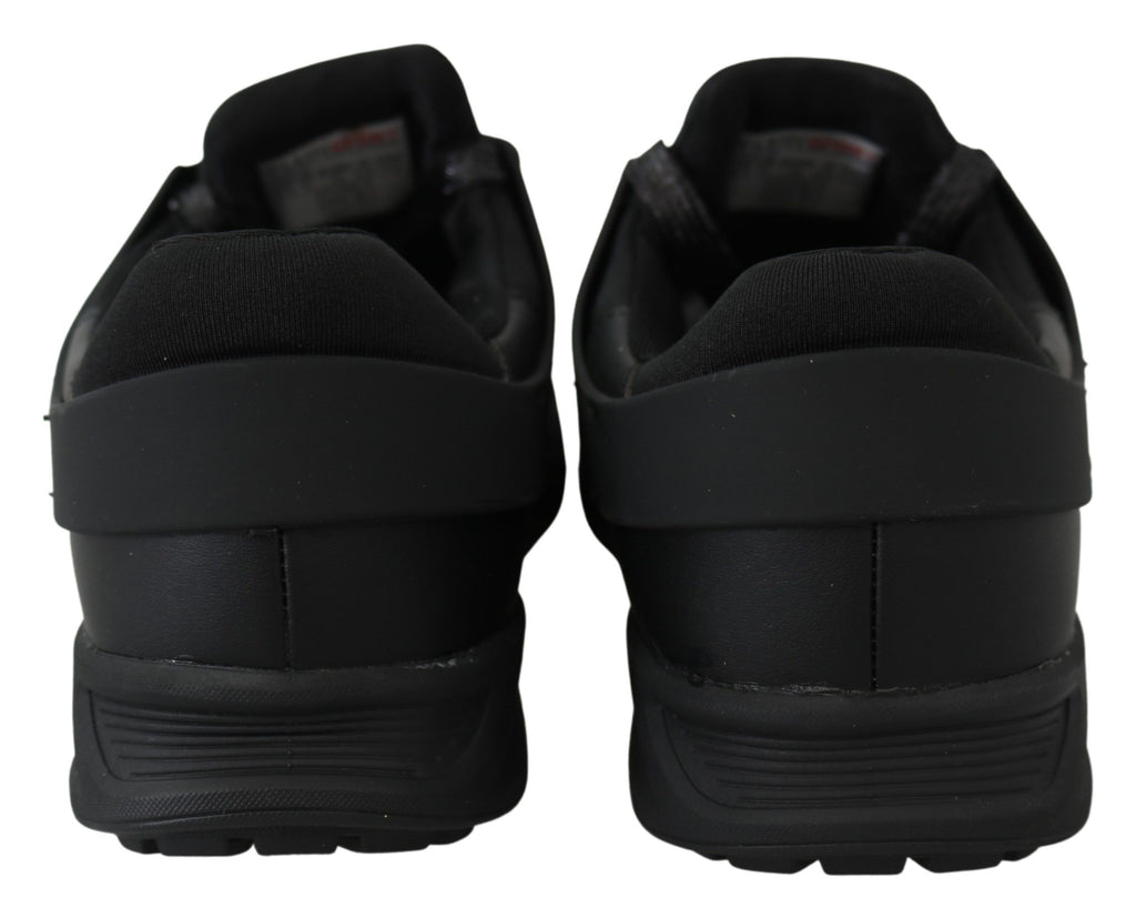 Plein Sport Black Polyester Runner Beth Sneakers Shoes Plein Sport