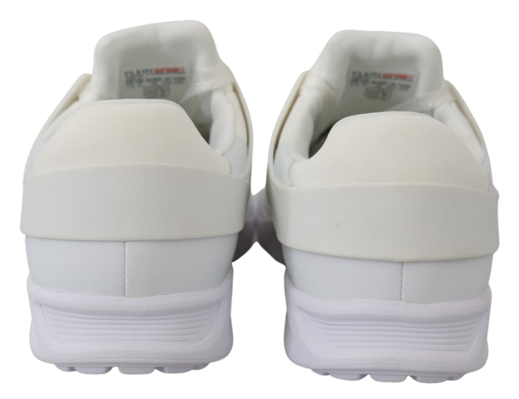 Plein Sport White Polyester Runner Beth Sneakers Shoes Plein Sport