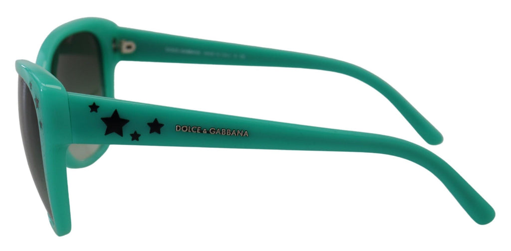 Dolce & Gabbana Green Stars Acetate Square Shades DG4124  Sunglasses Dolce & Gabbana