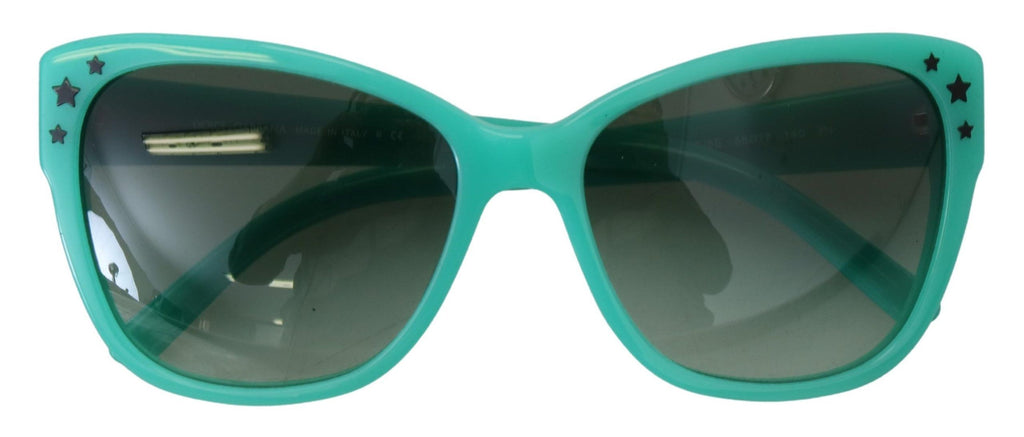 Dolce & Gabbana Green Stars Acetate Square Shades DG4124  Sunglasses Dolce & Gabbana