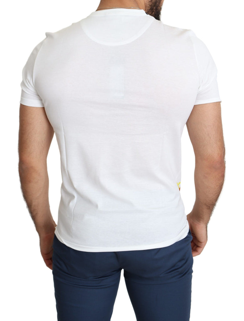 Dolce & Gabbana White Saint Valentine Print Cotton Men T-shirt - Luxe & Glitz