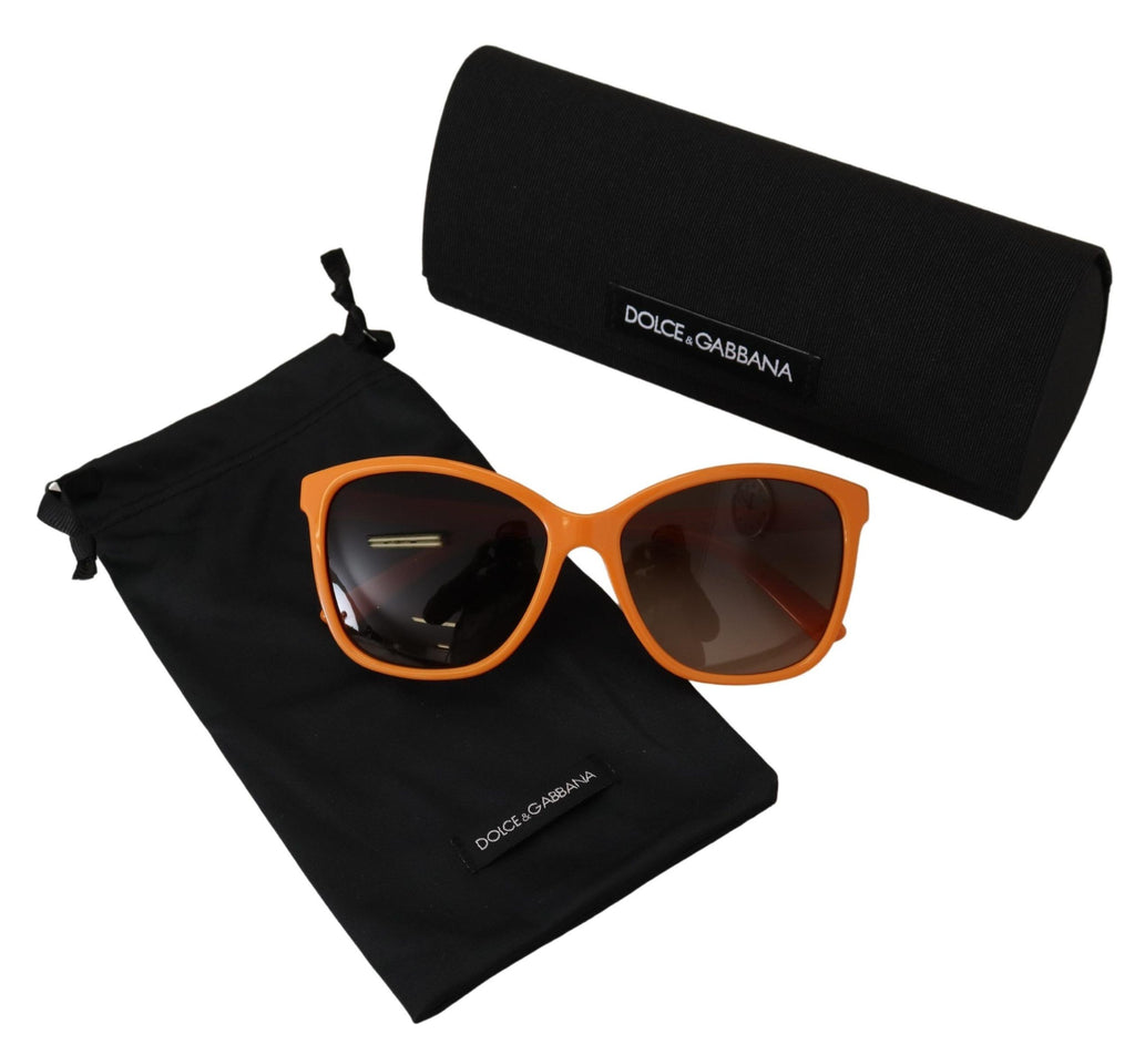 Dolce & Gabbana Orange Acetate Frame Round Shades DG4170PM Sunglasses Dolce & Gabbana