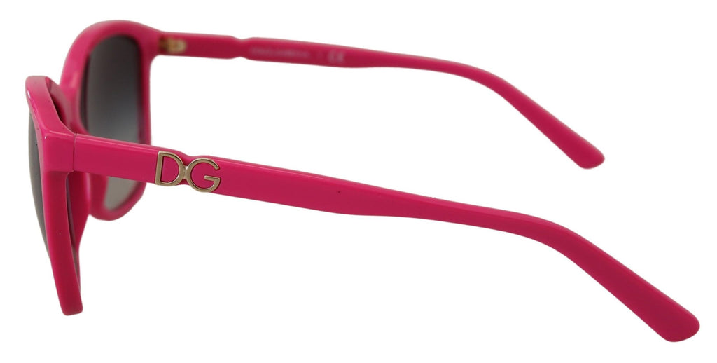 Dolce & Gabbana Pink Acetate Frame Round Shades DG4170M Women Sunglasses Dolce & Gabbana