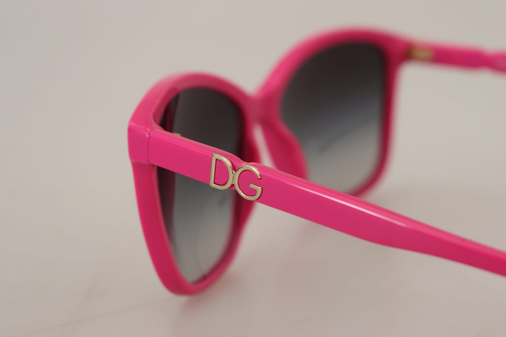 Dolce & Gabbana Pink Acetate Frame Round Shades DG4170M Women Sunglasses Dolce & Gabbana