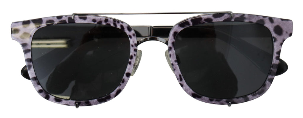 Dolce & Gabbana Purple Leopard Metal Frame Women Shades DG2175 Sunglasses Dolce & Gabbana