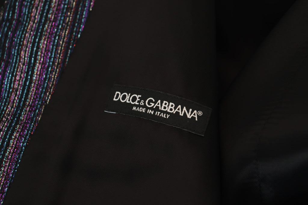 Dolce & Gabbana Multicolor Polyester Waistcoat Dress Formal Vest Dolce & Gabbana