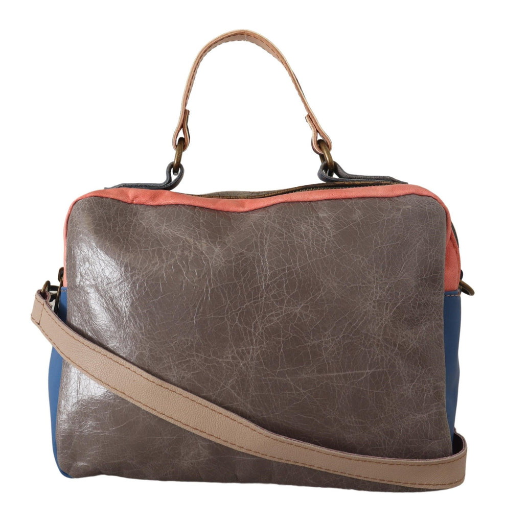 EBARRITO Multicolor Genuine Leather Shoulder Strap Messenger Bag - Luxe & Glitz
