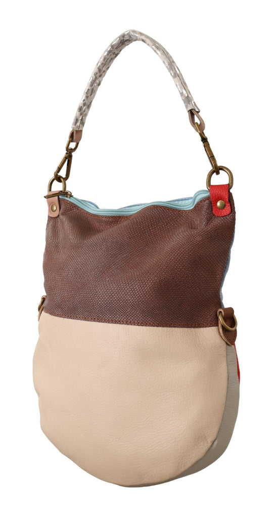 EBARRITO Multicolor Genuine Leather Shoulder Tote Women Handbag - Luxe & Glitz