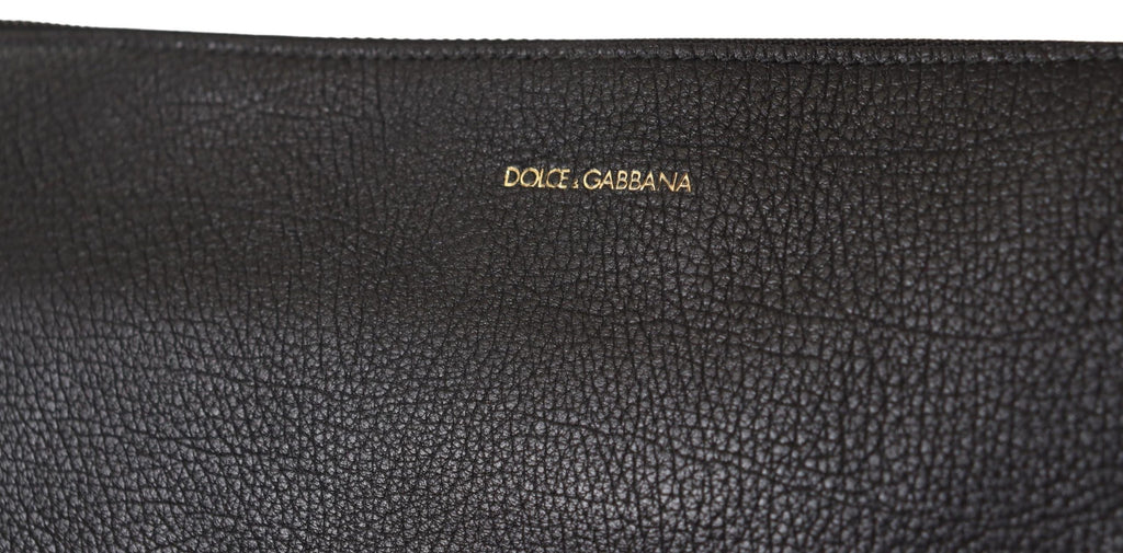 Dolce & Gabbana Black Exotic Leather Shoulder Sling Alta Sartoria Bag - Luxe & Glitz