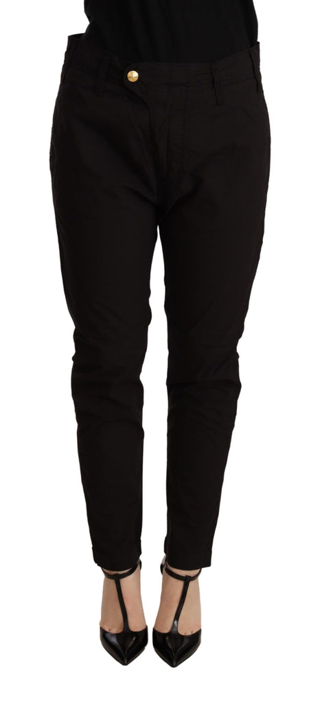 CYCLE Black Mid Waist BAGGY Fit Skinny Trouser CYCLE
