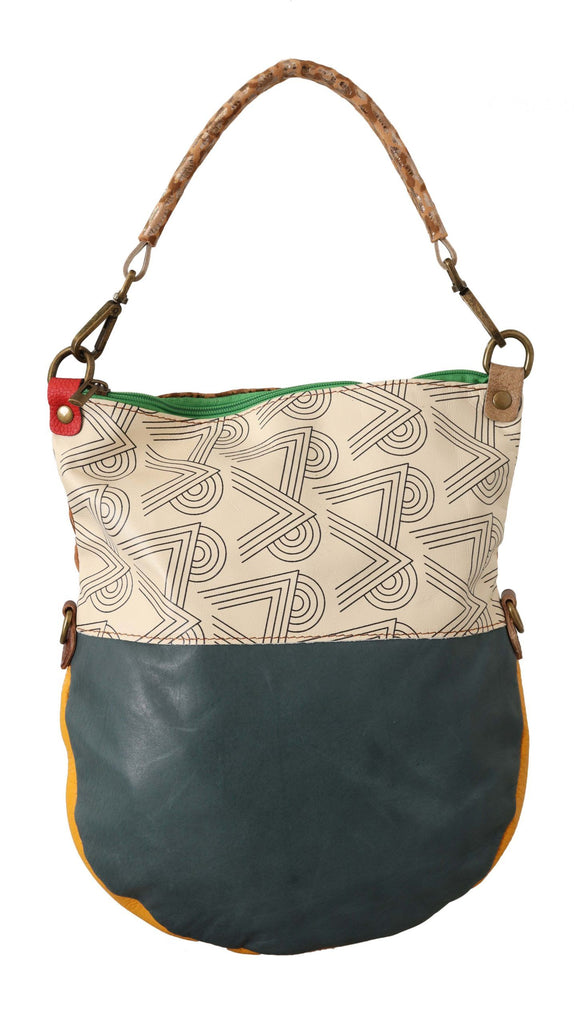 EBARRITO Multicolor Genuine Leather Shoulder Strap Tote Women Handbag - Luxe & Glitz