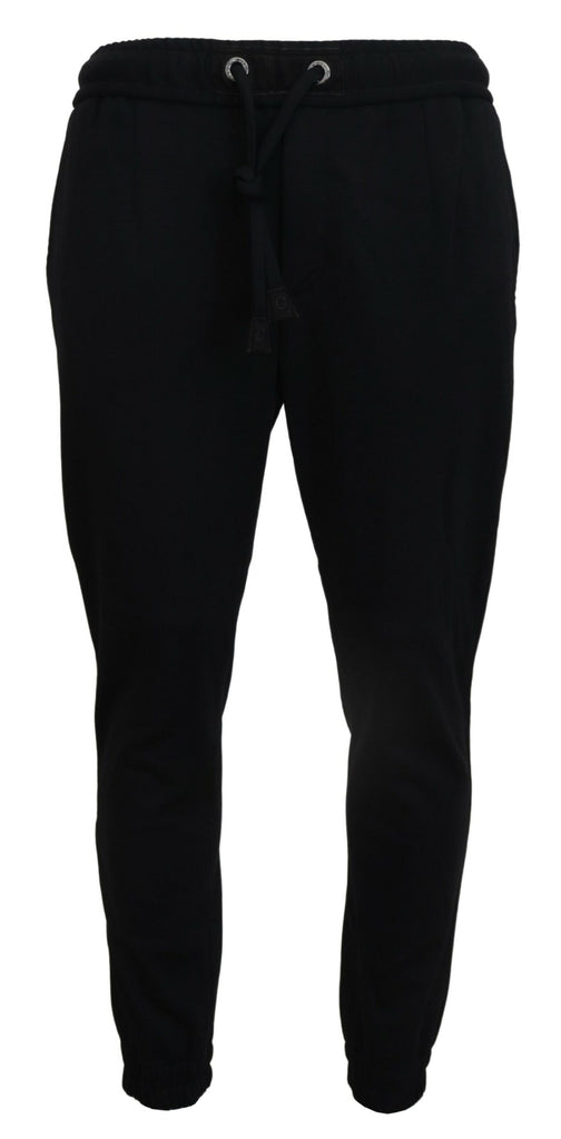 Dolce & Gabbana Black Mens Sport Wool Sweatpants Pants Dolce & Gabbana