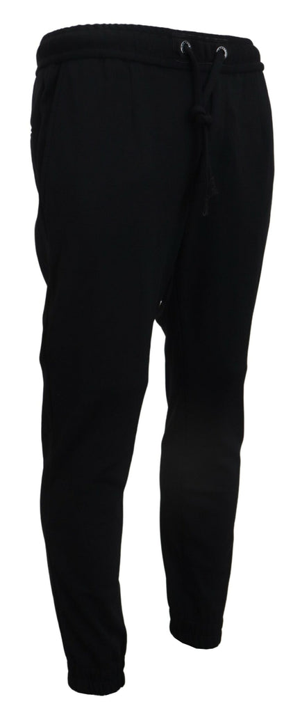 Dolce & Gabbana Black Mens Sport Wool Sweatpants Pants Dolce & Gabbana