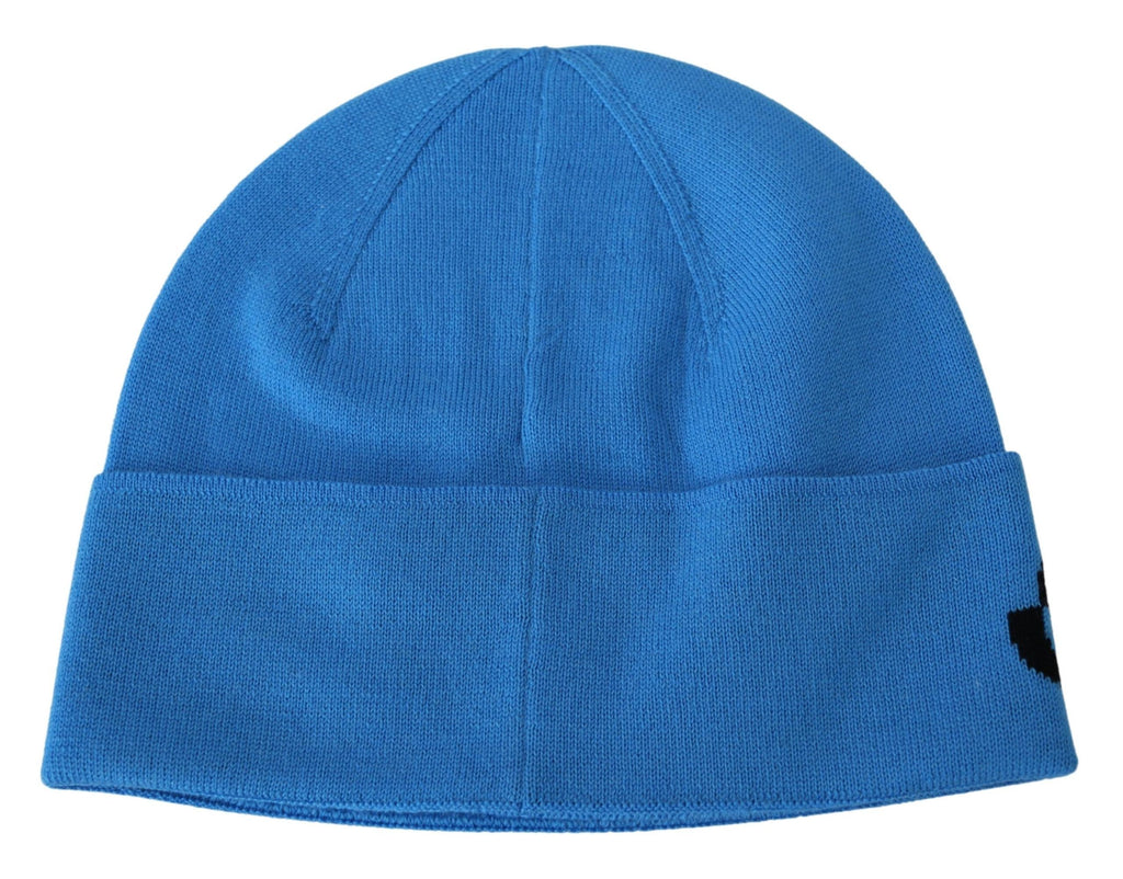 Givenchy Blue Wool Unisex Winter Warm Beanie Hat - Luxe & Glitz
