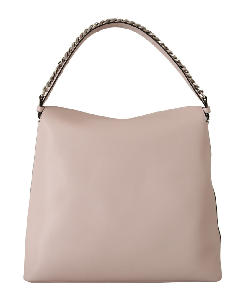 Karl Lagerfeld Light Pink Mauve Leather Shoulder Bag - Luxe & Glitz
