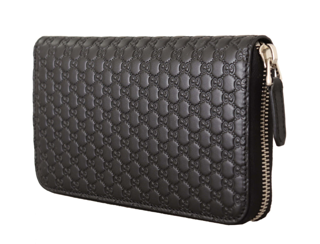 Gucci Black Wallet Microguccissima Leather Zipper wallet - Luxe & Glitz