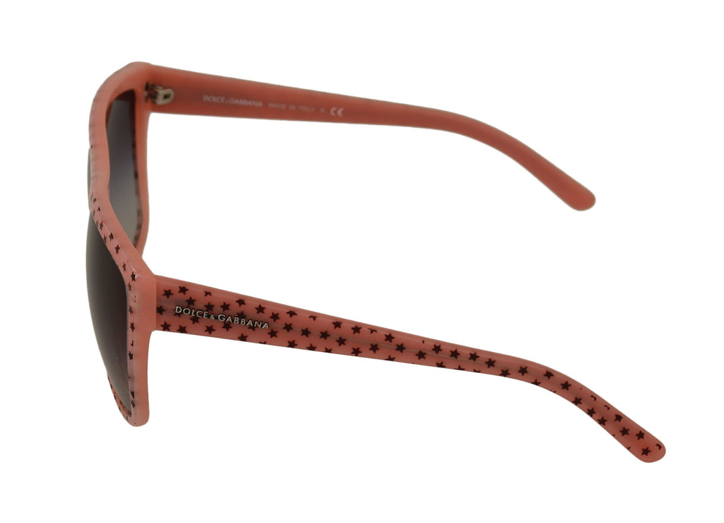 Dolce & Gabbana Brown Stars Acetate Frame Women Shades Sunglasses Dolce & Gabbana
