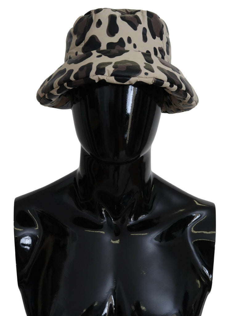 Dolce & Gabbana Multicolor Leopard Print Capello Men Bucket Cap Hat - Luxe & Glitz