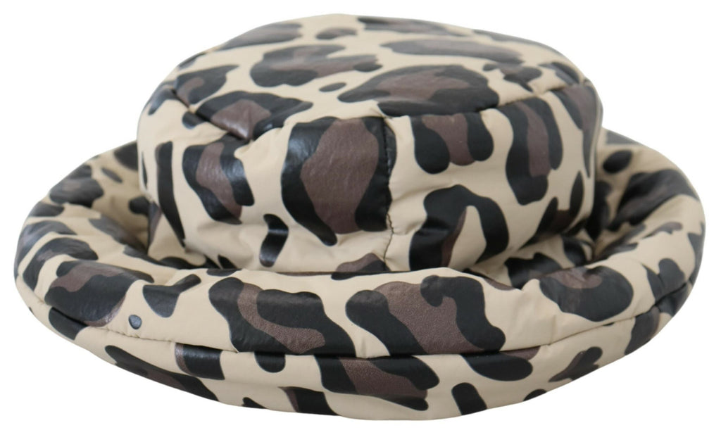 Dolce & Gabbana Multicolor Leopard Print Capello Men Bucket Cap Hat - Luxe & Glitz