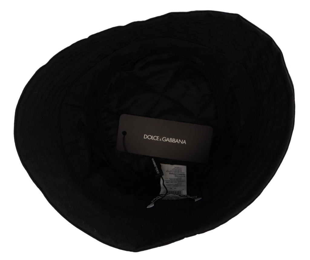 Dolce & Gabbana Black Nylon Women Bucket Cap Hat - Luxe & Glitz