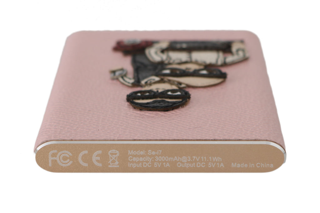 Dolce & Gabbana Charger USB Pink Leather #DGFAMILY Power Bank Dolce & Gabbana