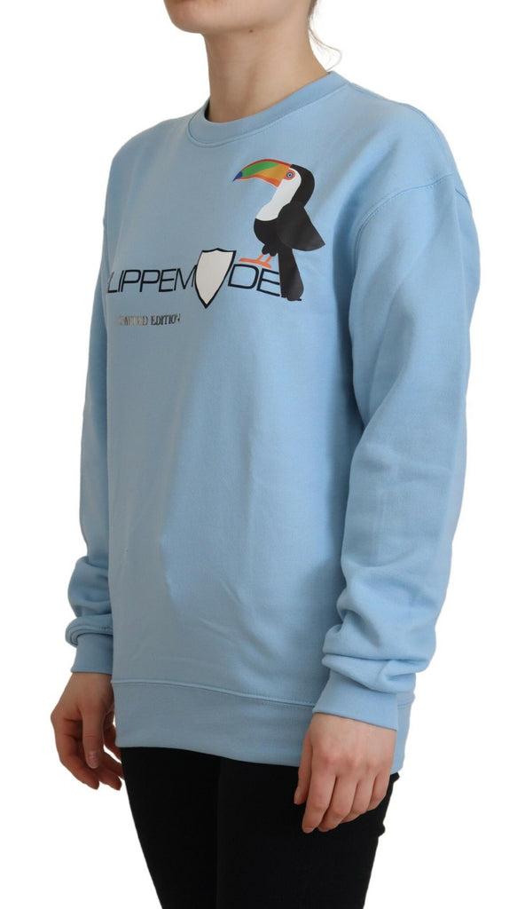 Philippe Model Light Blue Logo Printed Long Sleeves Sweater Philippe Model