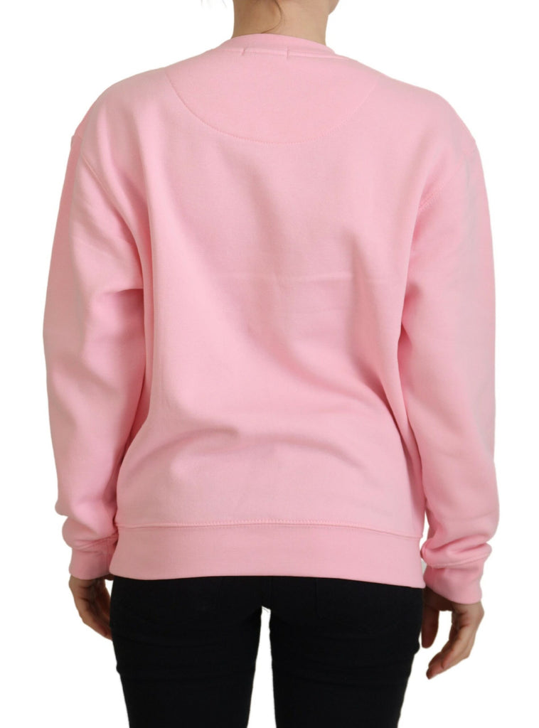 Philippe Model Pink Printed Long Sleeves Pullover Sweater Philippe Model