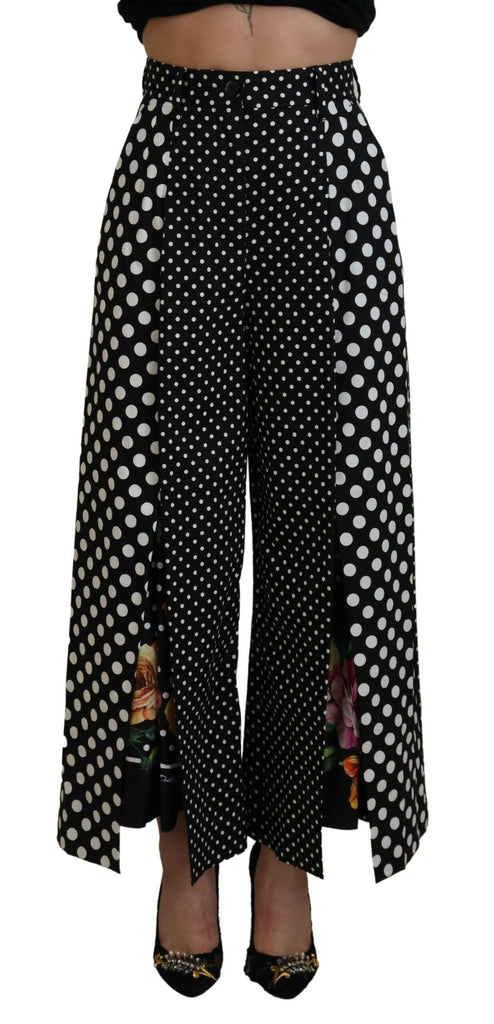 Dolce & Gabbana Multicolor Polka Dots High Waist  Pants Dolce & Gabbana