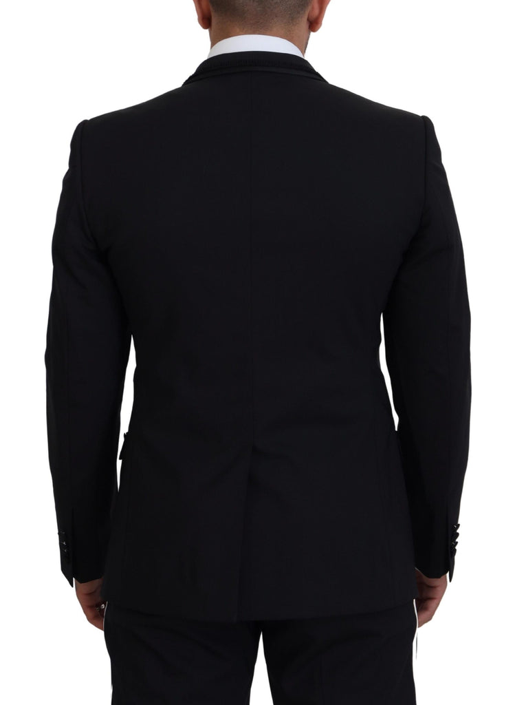 Dolce & Gabbana Black MARTINI Slim Fit Jacket Blazer Dolce & Gabbana