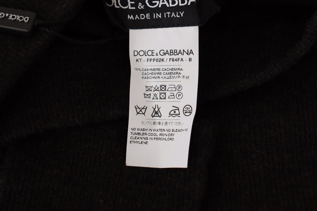 Dolce & Gabbana Gray Cashmere Tights Stocking Pantyhose Socks - Luxe & Glitz