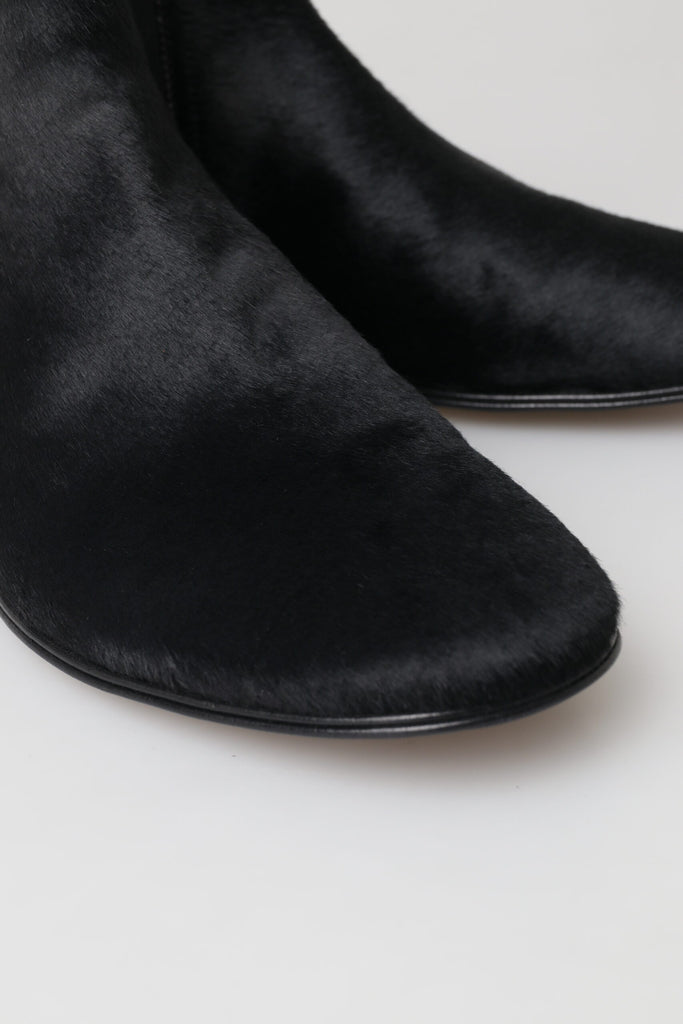Dolce & Gabbana Black Leather Chelsea Men Ankle Boots Shoes Dolce & Gabbana