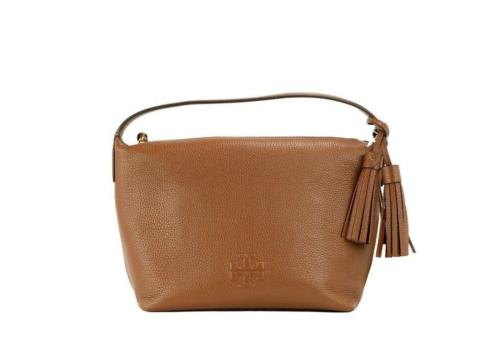 Tory Burch Thea Small Moose Pebbled Leather Slouchy Shoulder Handbag Tory Burch