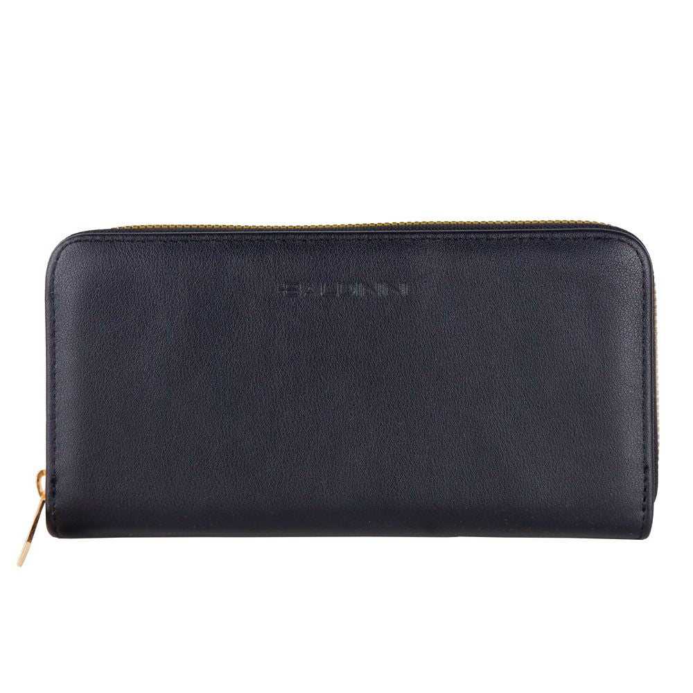 Baldinini Trend Black Leather Wallet Baldinini Trend