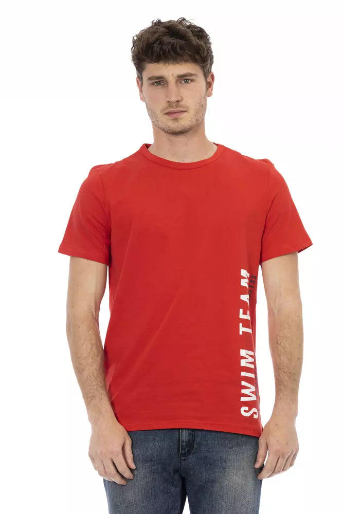 Bikkembergs Red Cotton T-Shirt Bikkembergs