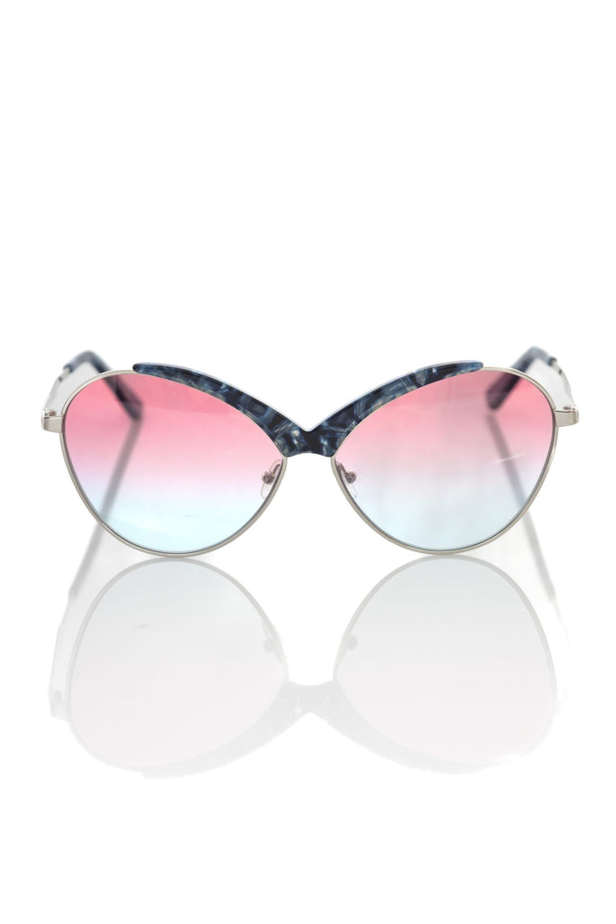 Frankie Morello Blue Metallic Fibre Sunglasses Frankie Morello