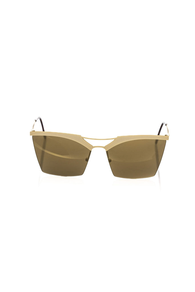 Frankie Morello Gold Metallic Fibre Sunglasses Frankie Morello