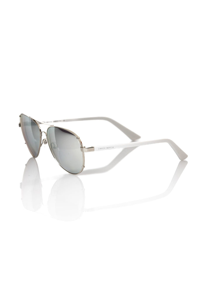 Frankie Morello Silver Metallic Fibre Sunglasses Frankie Morello