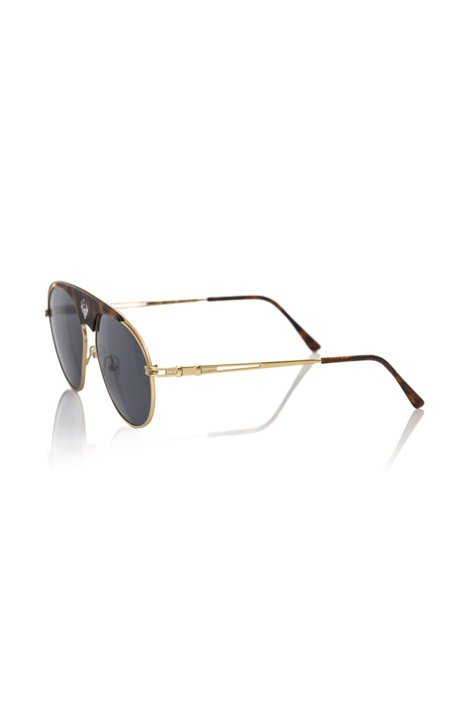 Frankie Morello Brown Metallic Fibre Sunglasses Frankie Morello