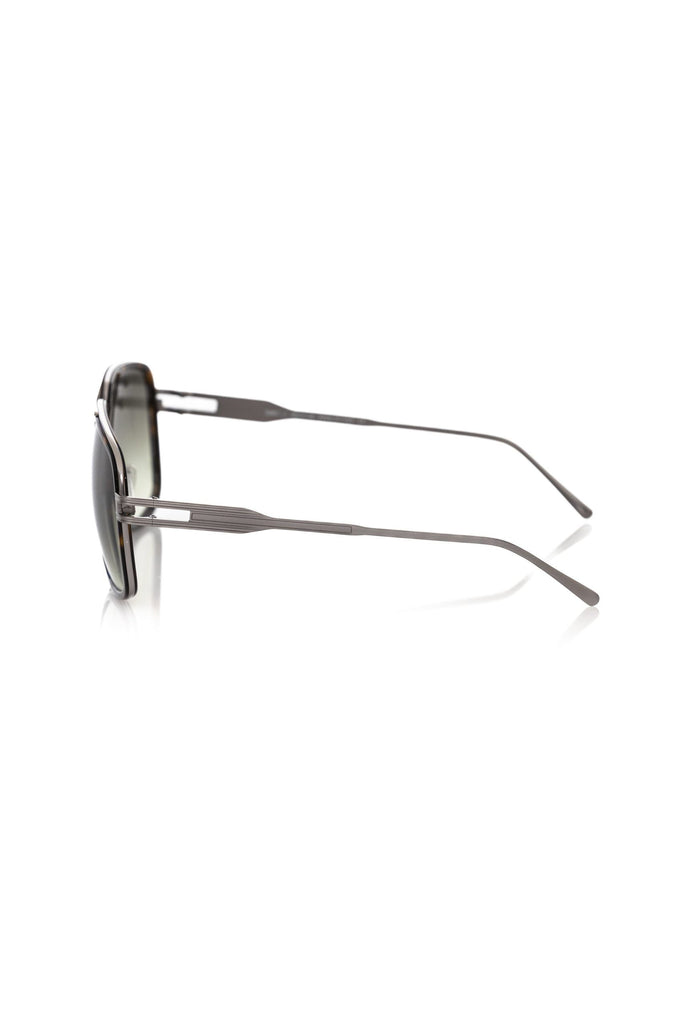 Frankie Morello Brown Metallic Fibre Sunglasses Frankie Morello