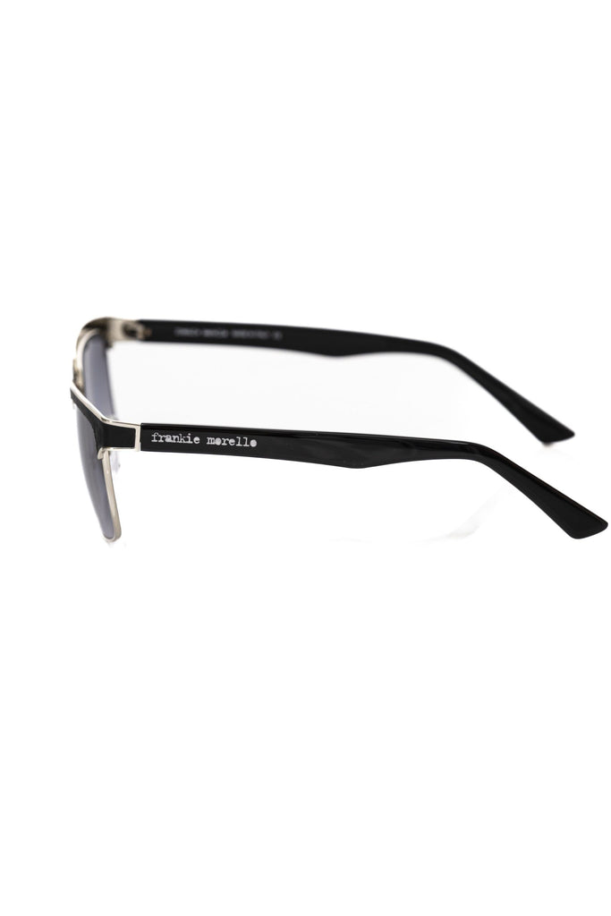 Frankie Morello Black Metallic Fibre Sunglasses Frankie Morello