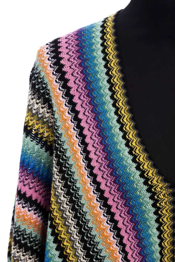 Missoni Multicolor Wool Poncho Missoni