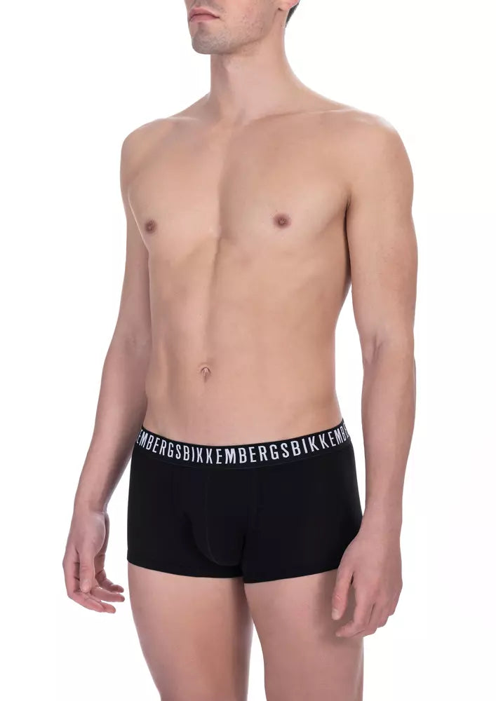 Bikkembergs Black Cotton Underwear Bikkembergs
