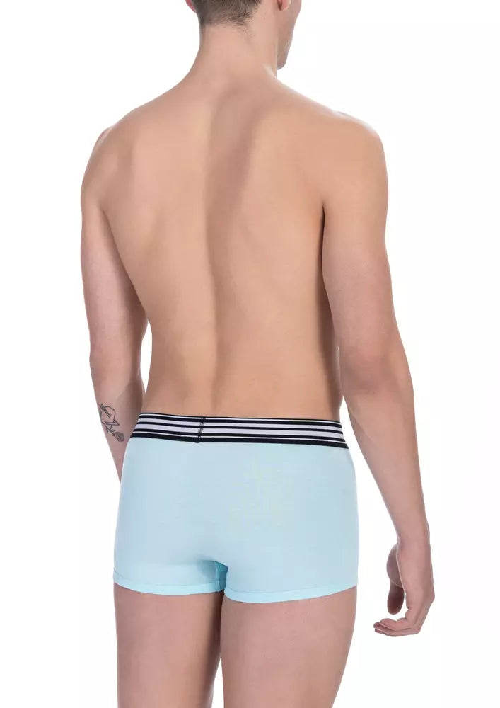 Bikkembergs Light Blue Cotton Underwear Bikkembergs