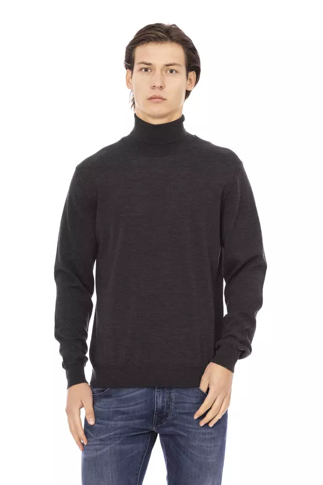 Baldinini Trend Brown Fabric Sweater Baldinini Trend