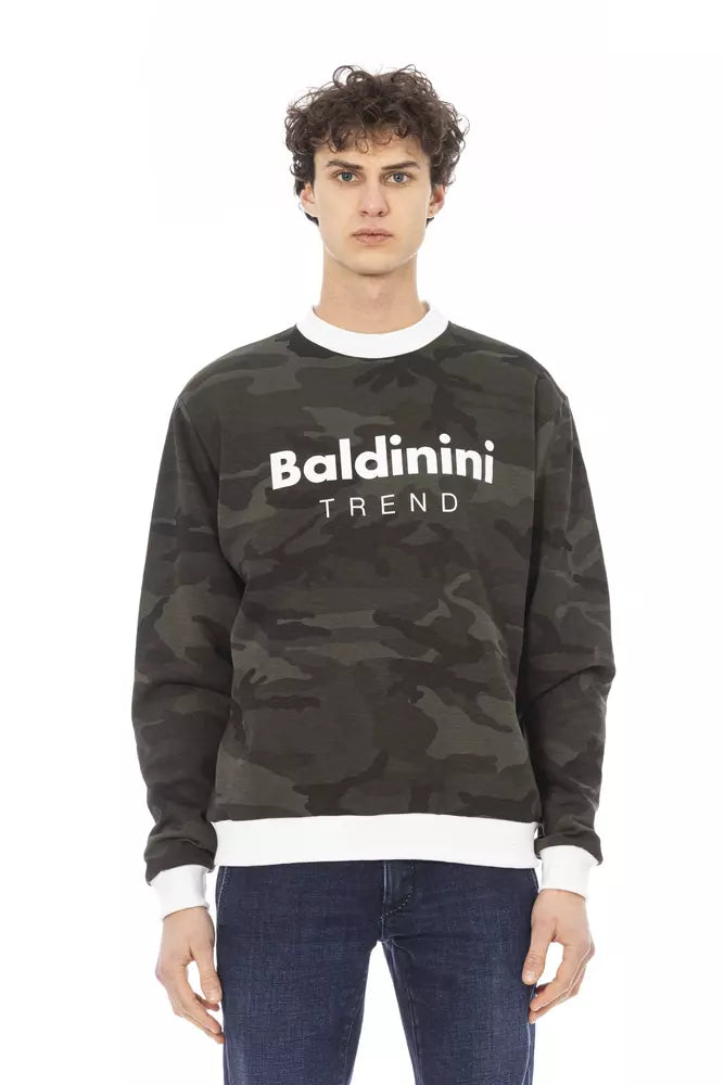 Baldinini Trend Army Cotton Sweater Baldinini Trend