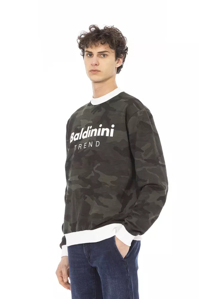 Baldinini Trend Army Cotton Sweater Baldinini Trend